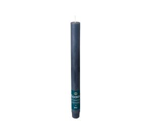 Spaas Candela da tavola in stile rustico 8 ore, blu scuro