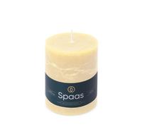 Spaas - Candela pilastro in stile rustico, 80/110 mm, 65 ore, avorio