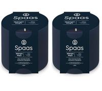 Spaas - Candela profumata Glow a 3 stoppini, 35 ore - Midnight Magic (Confezione da 2)