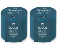 Spaas - Candela profumata Glow a 3 stoppini, 35 ore - Soft Sunrise (Confezione da 2)