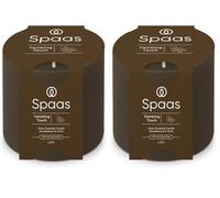 Spaas - Candela profumata Glow a 3 stoppini, 35 ore - Twinkling Touch (Confezione da 2)