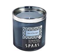 Spaas Candela Profumata in Vetro Modulare, ± 30 Ore, Nebbia di Nostalgia