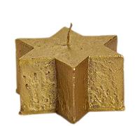 Spaas - Candele a forma di stella per Natale, 8 ore, colore: Oro