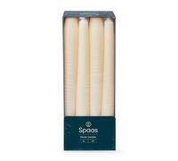 Spaas Candele da cena coniche, 8 ore, avorio, 8 pezzi, Ivory