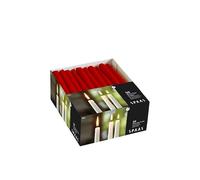 Spaas Candele da cena coniche, 8 ore, colore rosso, 50 pezzi, Red