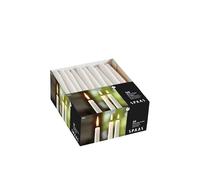 Spaas Festilux, 50 Candele da tavola, 23, 8 Ore, Cera di paraffina, Bianco, D 32 mm x H 250 mm, unità