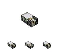 Spaas Household Tapered Dinner Candles Hours, Unscented-w 20 Candele per la Cena affusolate per Uso Domestico, 19/180 mm, ± 6 Ore, Non profumate, Cera di paraffina, Bianco, 1.9 cm, unità