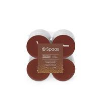 Spaas - Lumini profumati maxi, confezione da 8 pezzi, 10 ore - Charming Christmas