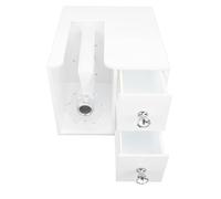Spaccaciglia, Ventaglio Professionale in Acrilico con Cassetto, Fioritura Automatica, Funzione di Rotazione Manuale Compatto e Portatile Separatore della Radice delle Ciglia per