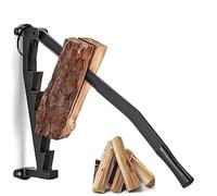 Spaccalegna da parete resistente, taglialegna manuale con viti, spaccalegna veloce e robusto, per casa, campeggio e uso esterno