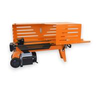 Spaccalegna elettrico 2200W orizzontale 7 tonnellate con gabbia in acciaio verniciato