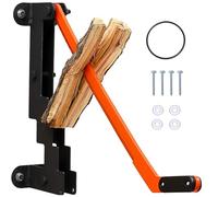 Spaccalegna manuale, Spaccalegna Manuale da Parete, Coltello da Spaccalegna Manuale a Parete, Acciaio al Carbonio Hand Wood Splitter per La Divisione della Legna, spaccalegna da ardere (Orange)