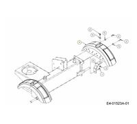 SPACCALEGNA PARAFANGO 731-2499A ORIGINALE MTD