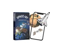 Space 4D+ by Octagon Studio: carte di esplorazione dello spazio in realtà aumentata, regalo educativo perfetto per compleanni e vacanze, apprendimento interattivo per bambini e adulti, compatibile con