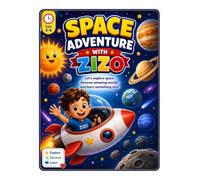 Space Adventure with Zizo: A Fun Picture Book About the Sun, Moon, Planets, and Space Exploration for Kids Ages 3-6