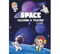 Space Alphabet Coloring and Tracing Book for Kids: Space Theme Activity Book for Kids Ages 3-6 | Learn Letters, Writing & Coloring Fun
