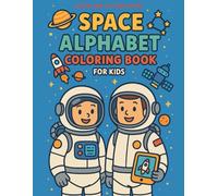 Space Alphabet Coloring Book