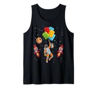 Space Astronaut Cat Master Builder Building Blocks Bricks Canotta