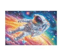 Space Astronaut Puzzle 1000 Pezzi Alpi Italiane Per Adulti Esperti Cartone Rigido Difficoltà Media Per Vacanze Invernali Da Passatempo Con Colla Inclusa 1000 PCS/75x50cm