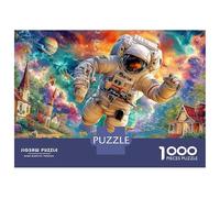 Space Balloon Fantasy 1000 Pezzi Puzzle Per Adulti E Bambini Più Grandi in Cosmic Nebula Jigsaw Multicolore Collezione D'arte Festa Aziendale Idea Regalo Uomo E Donna 38x26cm/1000pcs