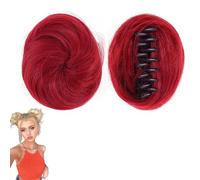 Space Buns Hair Piece 2 Pack, Mini Scrunchie Space Buns, Space Buns Hair Accessories, Space Buns on Short Hair, Space Buns Clips, Mini Space Buns, Hair Pieces for Women (101#)