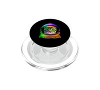 Space Cat Astronaut In Galaxy Funny Cats Lover PopSockets PopGrip per MagSafe