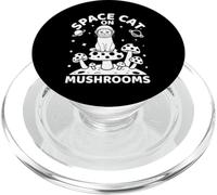 Space Cat On Mushrooms Cosmic Journey PopSockets PopGrip per MagSafe
