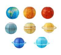 Space Ceiling Lanterns 8 Piece Planet Theme Science Classroom Decor