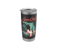 Space Coast Surfer Rocket lancio Surf Bicchiere termico in acciaio inox doppia parete