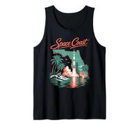 Space Coast Surfer Rocket Lancio Surf Canotta