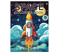 Space Coloring Book for Kids Ages 4-8: Fun & Creative Activities