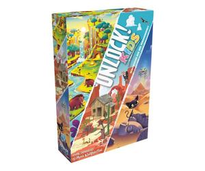 Space Cow Asmodee, Unlock! Kids: storie del Passato, Gioco da Ragazzi, Gioco Puzzle, 1-4 Giocatori, dai 6+ Anni, 20 Minuti, Tedesco