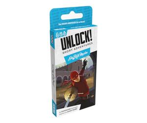 Space Cowboys, Unlock! Short Adventures - La Maschera Rossa, Gioco di Famiglia, Gioco Puzzle, 1-6 Giocatori, dai 10+ Anni, 45 Minuti, Tedesco