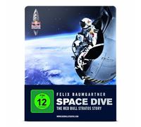 Space Dive - The Red Bull Stratos Story | Steelbook Blu-Ray + DVD NUOVO...