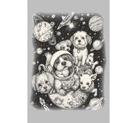Space Dogs 2025 Diary, Week to View, 14 Months Journal