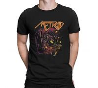 Space Dragon Tshirt for Male Metroid Prime Game Clothing Style T Shirt Soft Printed Loose Creative Gift