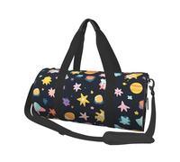Space Element, borsone da viaggio colorato con stelle, borsa da palestra per uomini e donne, borsone sportivo, bagaglio a mano per viaggi di fine settimana, lavoro, campeggio