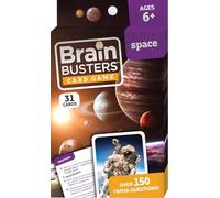 Space Exploration Trivia Set! - Brain Busters Astronomy Flash Cards | Outer Space Trivia Games for Adults & Kids | Planets, Stars & Space Missions