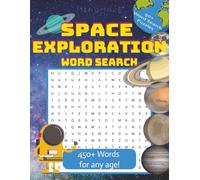 Space Exploration Word Search Book: Word Searches with Easy to Read Print about Cosmos, Planets, Stars and More | 8.5x11 inches, 113 pages | 50+ Puzzles ... Gift for Vacations, Holidays and Free Times