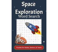 Space Exploration Word Search Puzzle Book: Word Searches with Easy to Read Print about Space, Planets, Astronauts and More |6 x 9 inches, 100+ pages | ... … Gift for Vacations, Leisure, and Holidays.