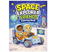 SPACE EXPLORER FRIENDS Coloring Book