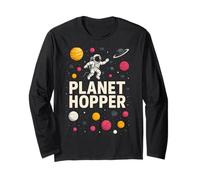 Space Explorer Planet Hopper Astronomy - Galassia da uomo Maglia a Manica