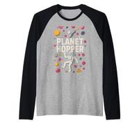 Space Explorer Planet Hopper Astronomy - Galassia da uomo Maglia con Maniche Raglan