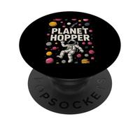 Space Explorer Planet Hopper Astronomy - Galassia da uomo PopSockets PopGrip Adesivo