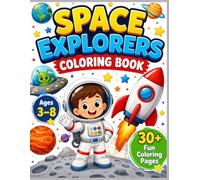 SPACE Explorers coloring book: premium quality kids coloring book