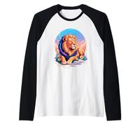 Space Flowers Leone Leoni Maglia con Maniche Raglan