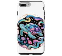 Space Flowers Tartaruga Marina Tartarughe Custodia per iPhone 7 Plus/8 Plus