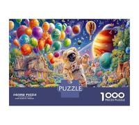Space Fun 1000 Pezzi Puzzle Classici Per Adulti E Bambini ≥12 Anni Giochi Rilassamento E Intelligence Sfida Impossibile Regalo Amore Amico Hobby Creativo Tempo Libero 52x38cm/1000pcs
