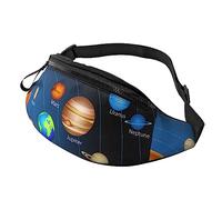 Space Galaxy per uomo Donna con cinturino regolabile per corsa, viaggio, escursionismo, camminata con il cane