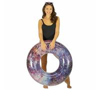 Space Galaxy Pool Tube Pink Glitter Deep PoolCandy